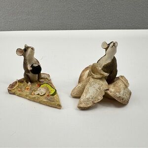 After The Party Mouse LOT OF 2 Mice Munro Pizza MM/10140 Fortune Cookie MM/10360
